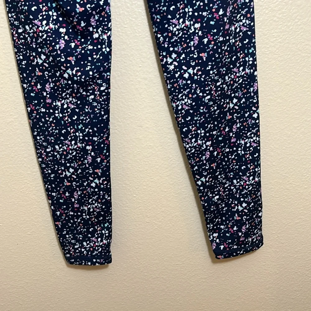 Eddie Bauer Navy Speckled Leggings Pants